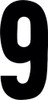 DIRT DIGITS Extreme Digit Stick-on Numbers, 09-6259
