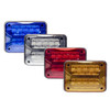 Tecniq OEM K90 AutoSync Red Blue Flasher Lamp Clear Lens, K90-RB00-1