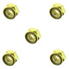 Sea-Doo New OEM Brass Elastic Stop Nut M6 Set of 5, 232561200