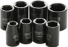 PERFORMANCE TOOL 3/8" Metric Impact Socket Set, 117-1001