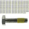 Sea-Doo OEM Hex Screw, 1/4"-2 X 1”, Pack of 100, 211000054