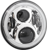 LETRIC LIGHTING CO 7" LED Headlight Full Halo w/ Mount Adapter, 850-09669