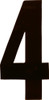 DIRT DIGITS Extreme Digit Stick-on Numbers, 09-6244