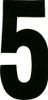 DIRT DIGITS Extreme Digit Stick-on Numbers, 09-6245