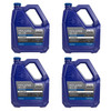 Polaris Snowmobile New OEM Blue Synthetic Premium 2-Cycle Oil 4 Gallons, 2882202
