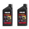 Yamaha OEM, Yamalube Semi-Synthetic 2-Stroke Oil, 2 Quarts, LUB-2STRK-S1-12