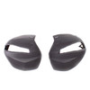 Ski-Doo OEM, Lynx Black Semi-Rigid Handguard Extension Kit, 860200781