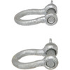Seachoice New Anchor Shackle Galvanized - 1/4" 2 Pack, 50-43051