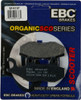 EBC Organic Brake Pads, 153-197