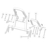 Polaris OEM Glacier® Pro HD Plow Frame, Commercial/Ranger, 2889308
