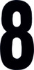 DIRT DIGITS Extreme Digit Stick-on Numbers, 09-6248