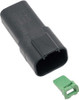 NAMZ CUSTOM CYCLE Deutsch DT Receptacle and Wedgelock, 850-08009