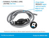 Quicksilver New OEM 9 ft. Fuel Line Assembly, 32-8M0061890
