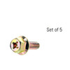 Polaris New OEM Washer Face Hexagonal Bolt Set Of 5, 0450123