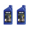 Yamaha New OEM FC-W 10W-30 4-Stroke Engine Oil 1qt QTY 2, LUB-10W30-FC-12