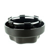 Polaris New OEM Matte Flash Black Hub Cap, 1523805-744