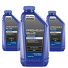 Polaris New OEM Premium Blue Synthetic Blend 2-Cycle Engine Oil - Quart, 2882201x3