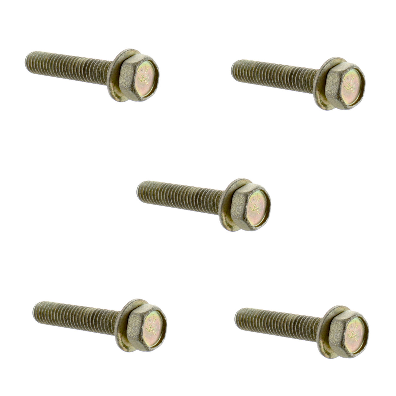 Mercury Marine Mercruiser New OEM Outer & Inner Covers to Exhaust Manifold Body Screw Set of 5 10-35390