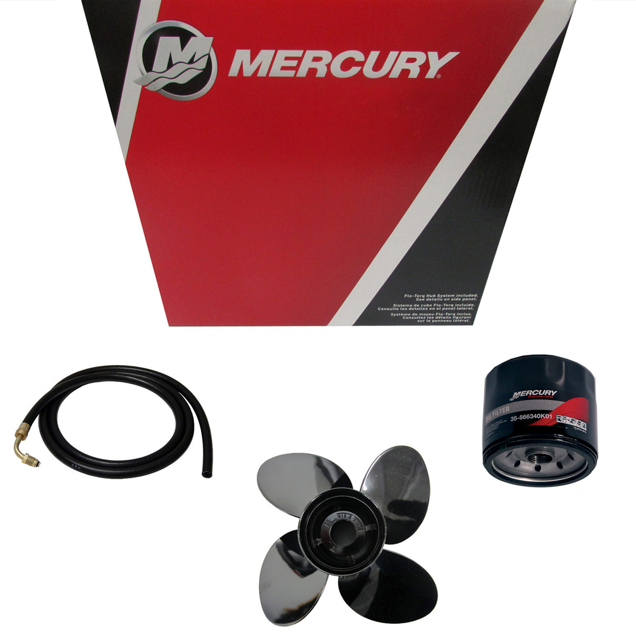 Mercury Marine/MerCruiser New OEM 6/PK Gear Lube & Hand Pump, 1 Qt, 91-8M0101435