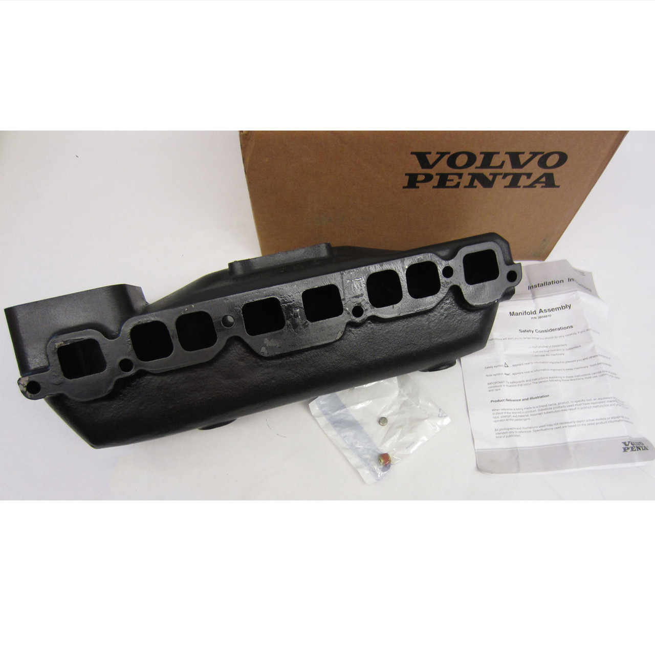 Volvo Penta New OEM EXHAUST MANIFOLD 3858870