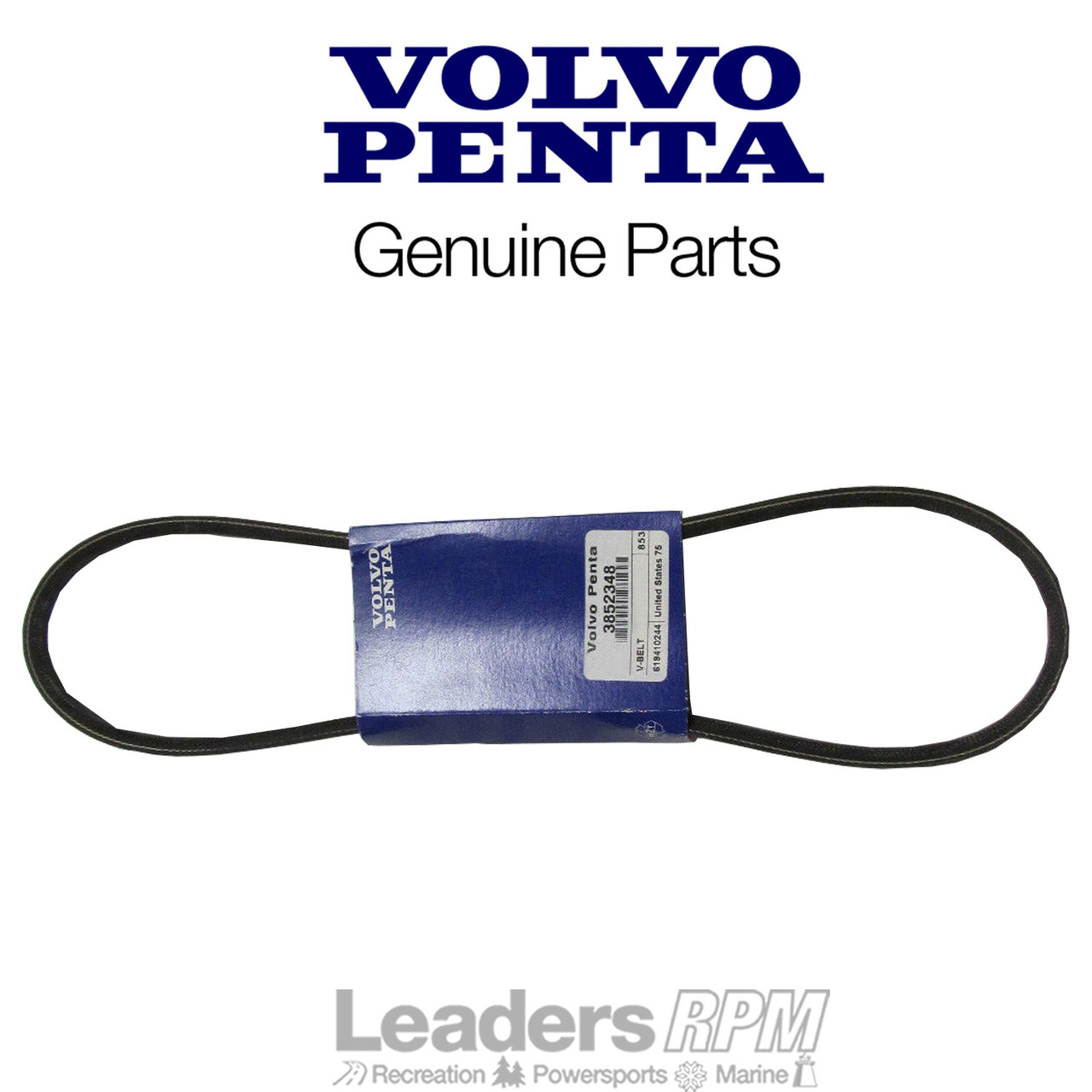 Volvo Penta New OEM Water Pump V-Belt 3852348