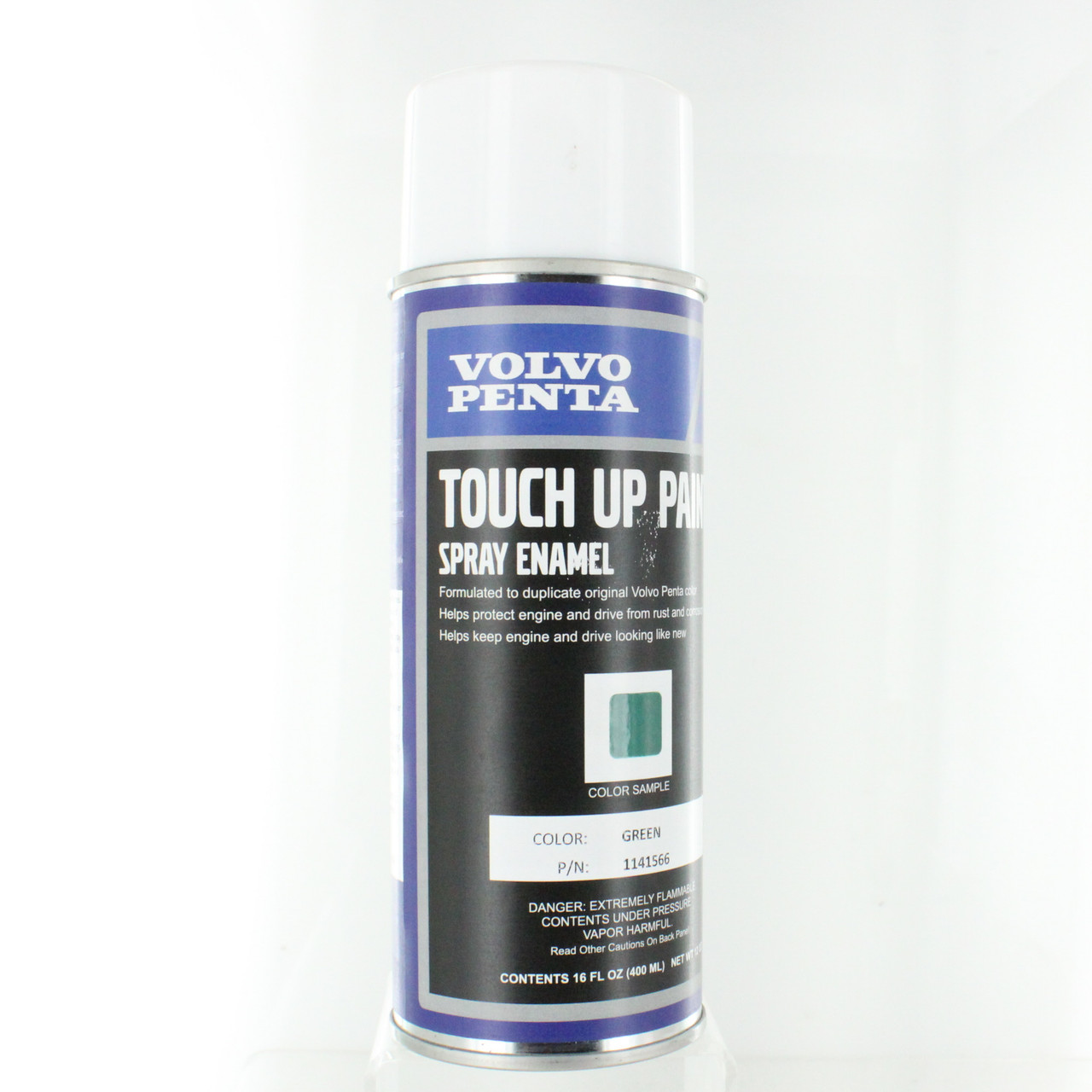 Volvo Penta New OEM Spray Enamel Touch Up Paint Green, 1141566