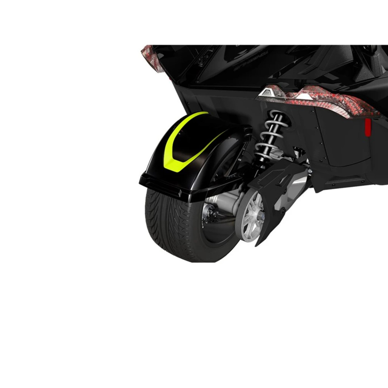 Polaris OEM Lime Squeeze 265mm. Rear Fender Decal, Slingshot, 2883282-630