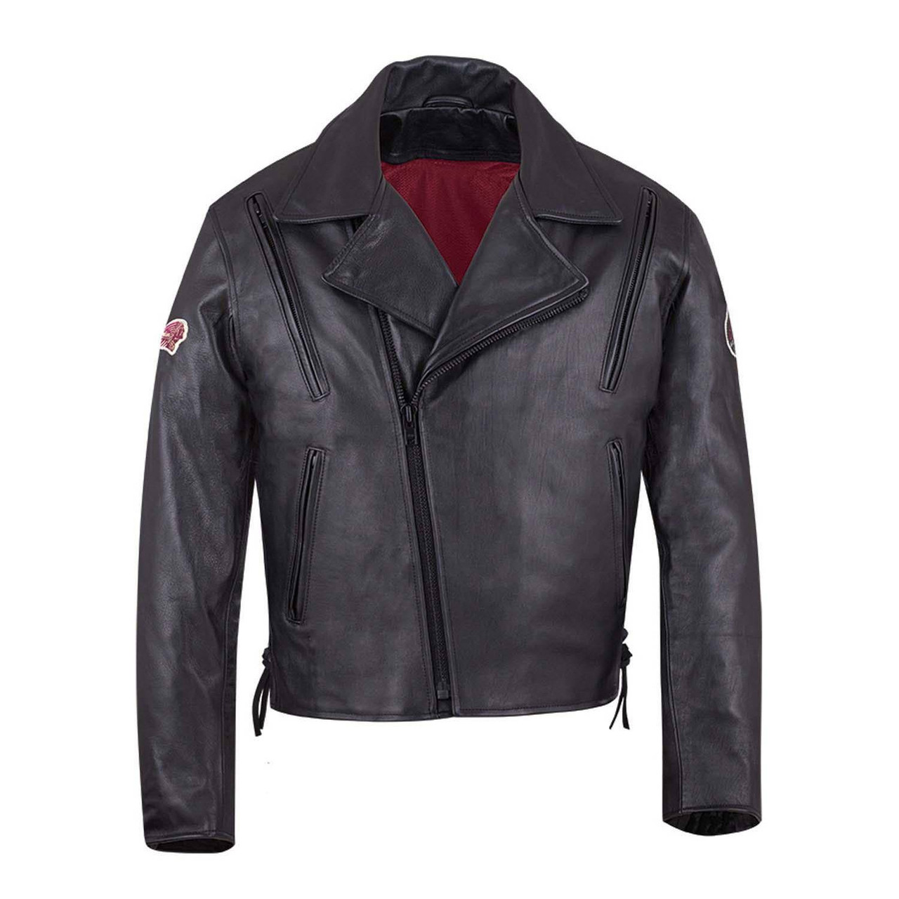Indian Motorcycle New OEM Men's Horsehide Libery Jacket, Black, 2XL, 286799812