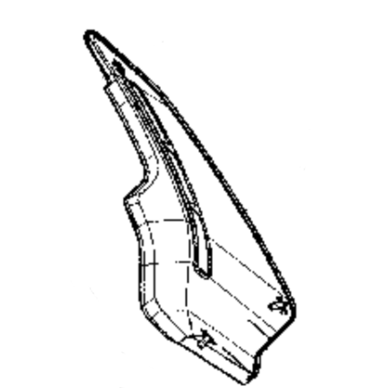 Can-Am New OEM Spyder Left Hand Trim B-434, 705015739