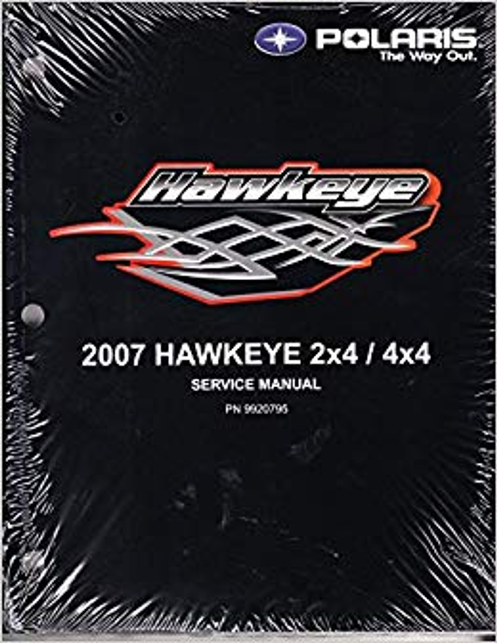Polaris New OEM Hawkeye 2x4 / 4x4 Service Manual 2007, 9920795