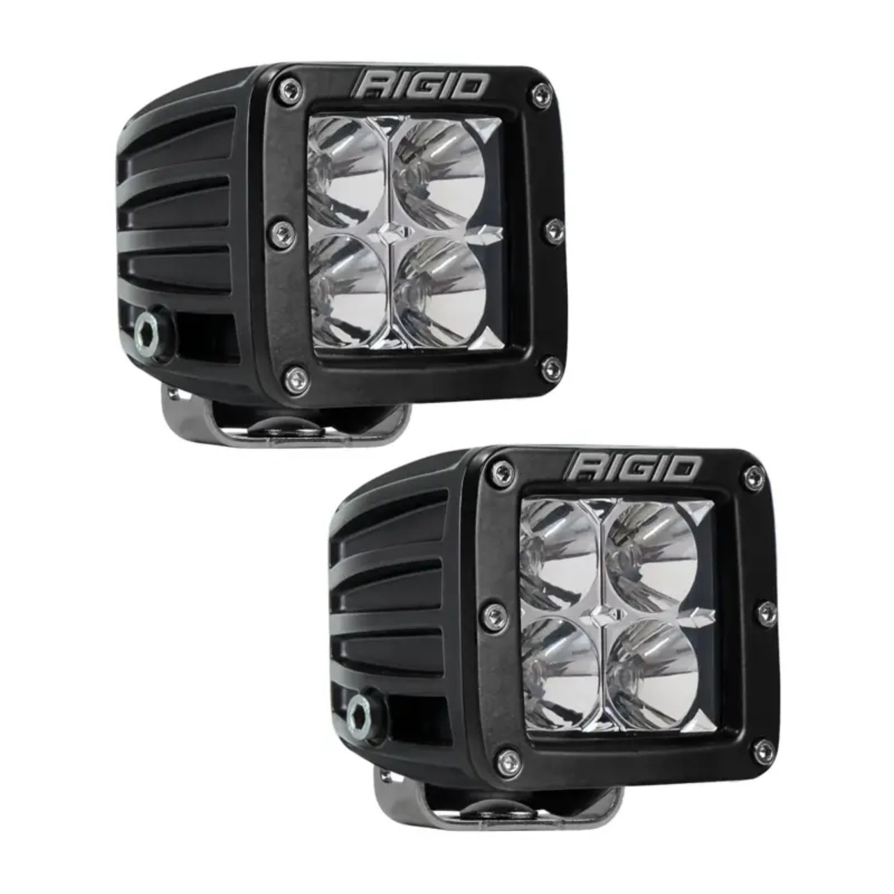 Polaris New OEM RIGID® D-Series PRO Flood LED Light, Pair, 2883126