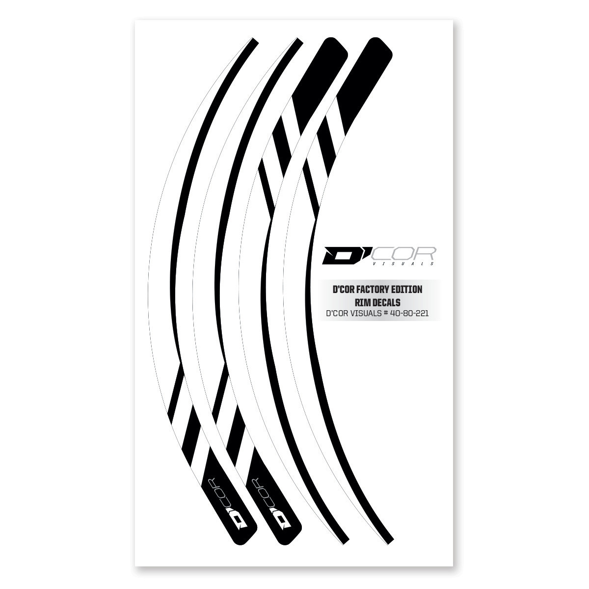 D-COR Rim Decals, 862-80221