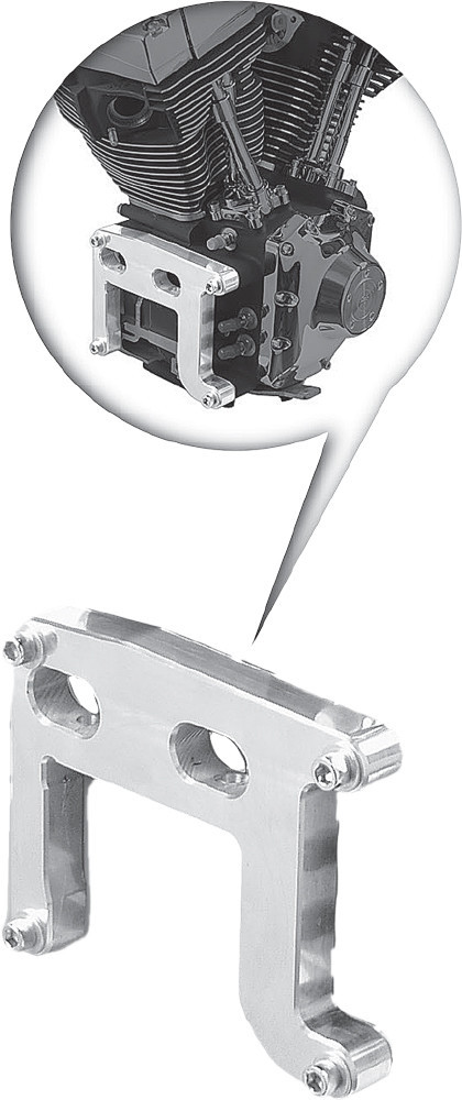 PAUGHCO Twin Cam Motor Adapter Plate, 830-3601