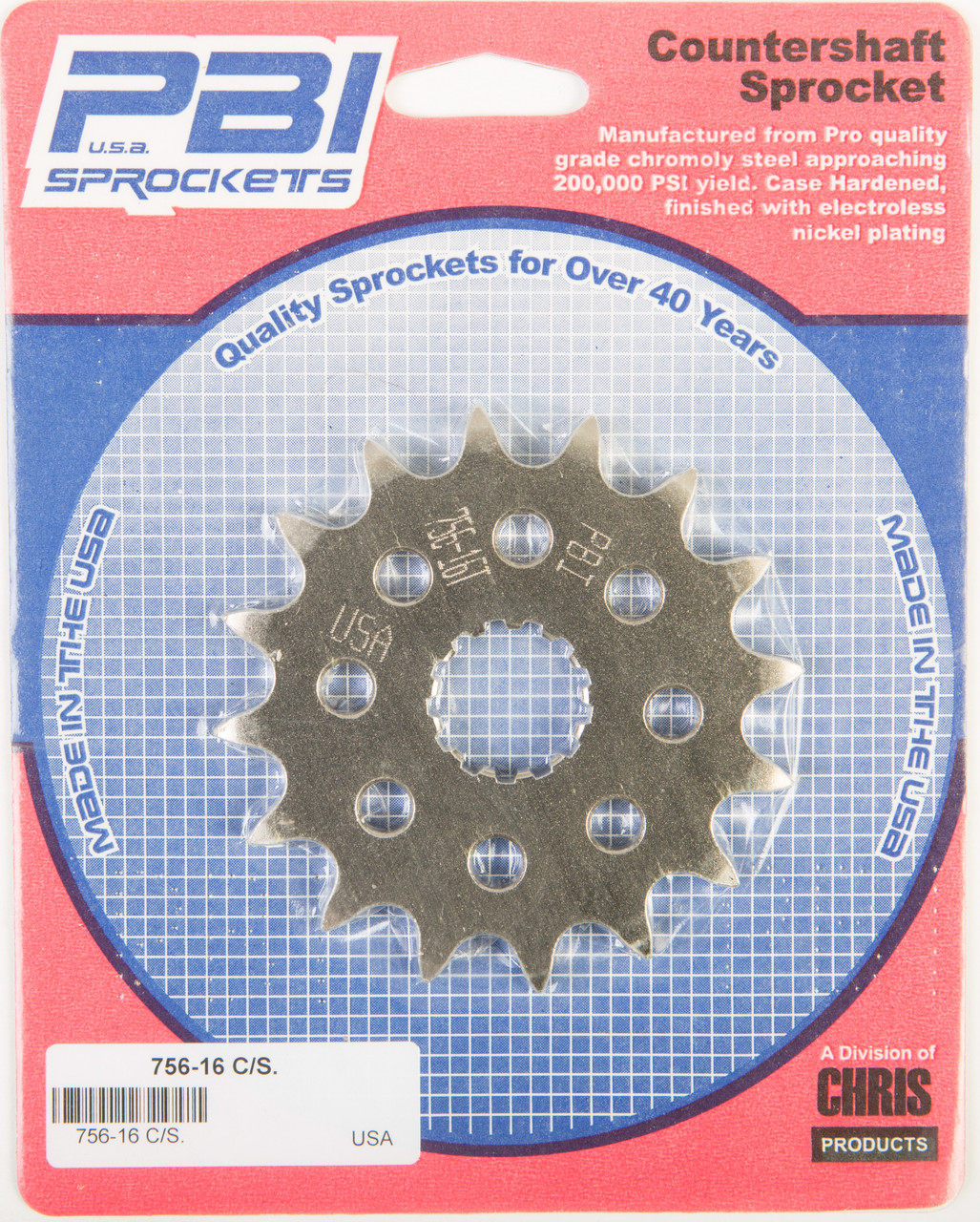 PBI Countershaft Sprocket, 50-75616