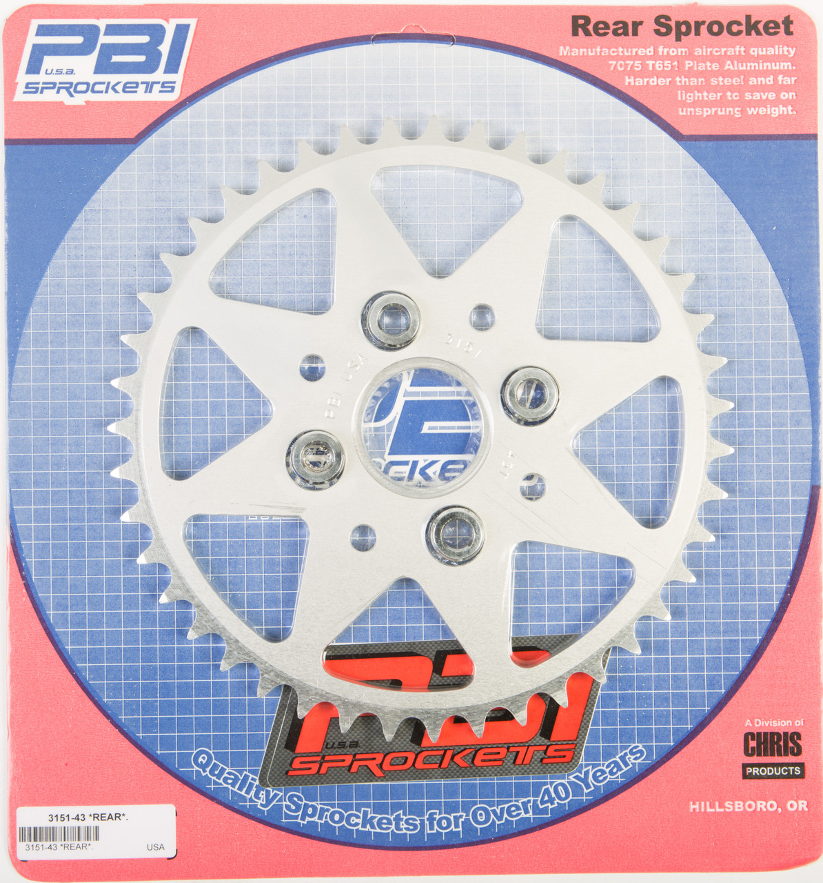 PBI Rear Sprocket, 50-315143