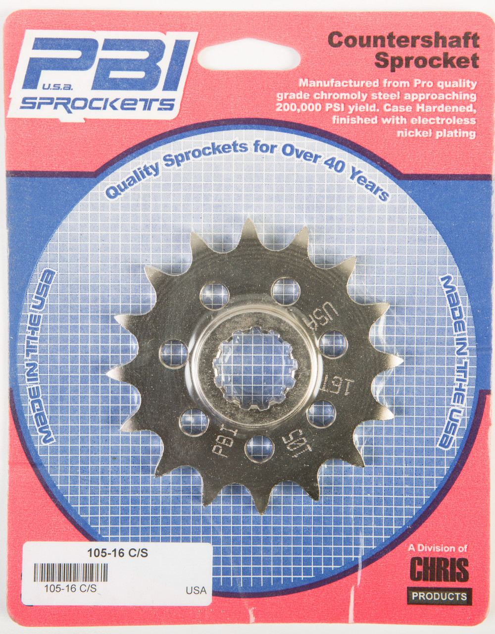 PBI Countershaft Sprocket, 50-10516