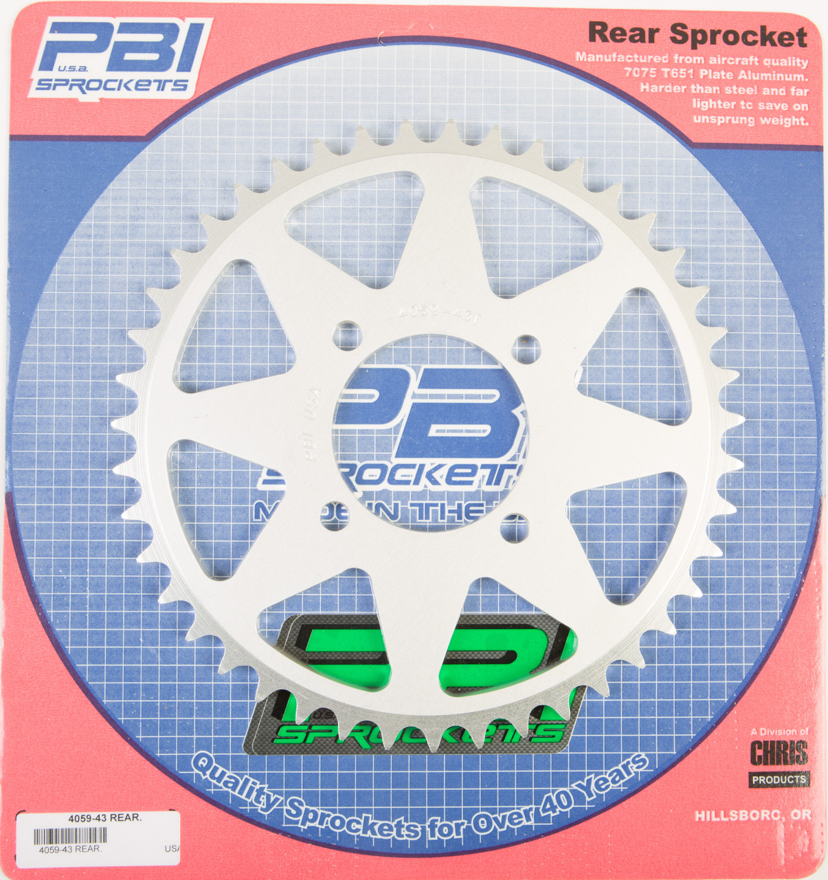 Pbi Rear Sprocket, 50-405943