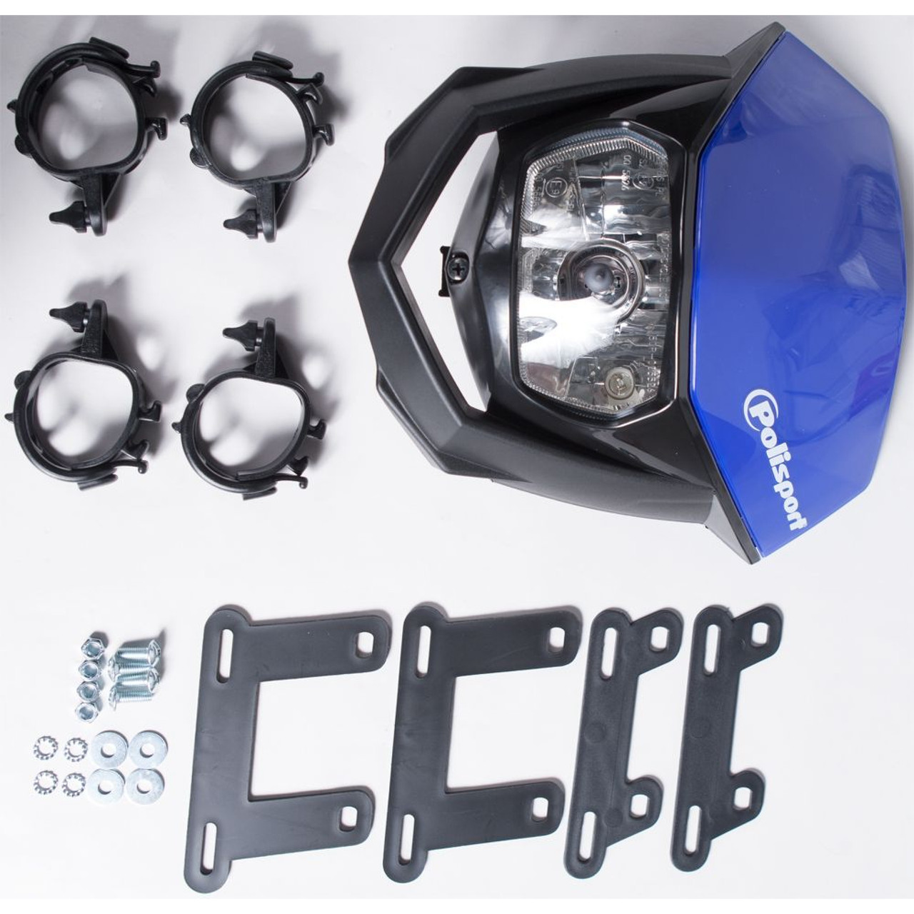 Aftermarket New Polisport Halo Headlight Blue 64-6923