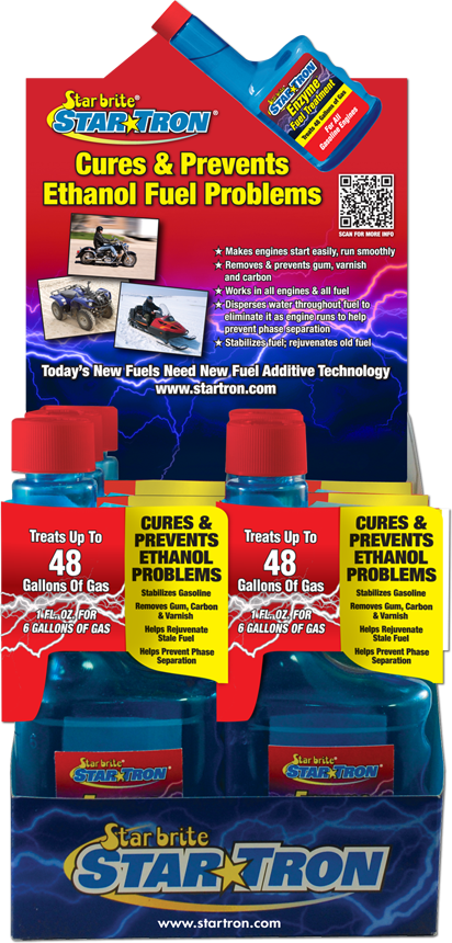 STAR BRITE Enzyme Fuel Treatment Display w/Product, 57-1141