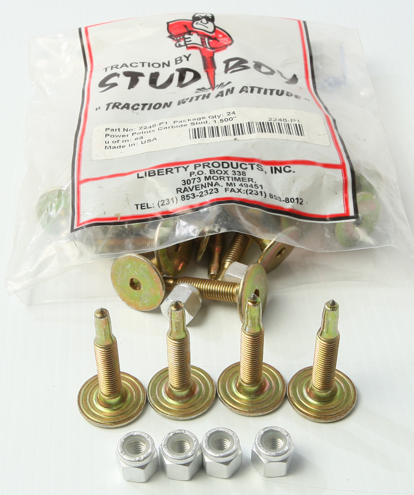 STUD BOY Power Point Carbide Push-Through Studs, 18-33039