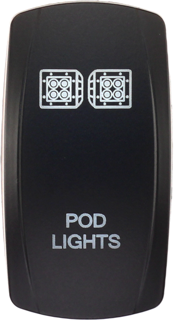 XTC POWER PRODUCTS Dash Switch Rocker Face, 630-1063