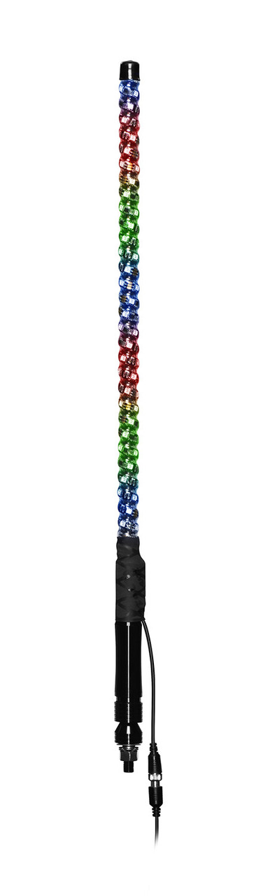 BOSS AUDIO 360 Degree RGB LED Whip Flag, 63-8093
