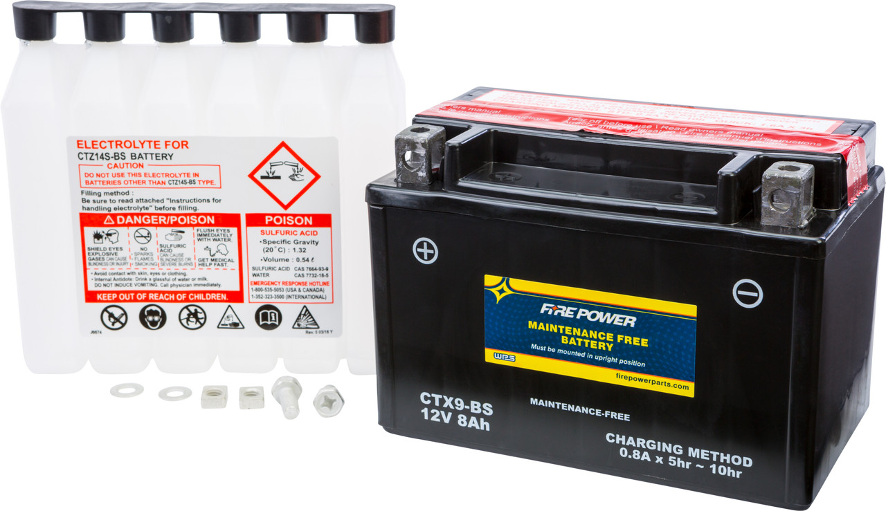 FIRE POWER Maintenance Free Sealed Battery, 49-2269 FIRE POWER Maintenance Free Sealed Battery, 49-2269