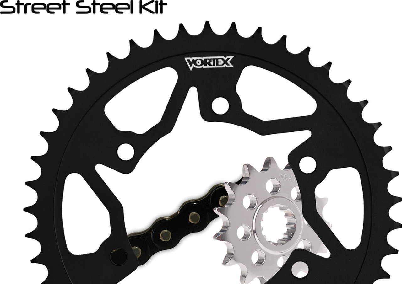 Vortex New Performance Links Chain & Sprocket Kit, 3-CK4136