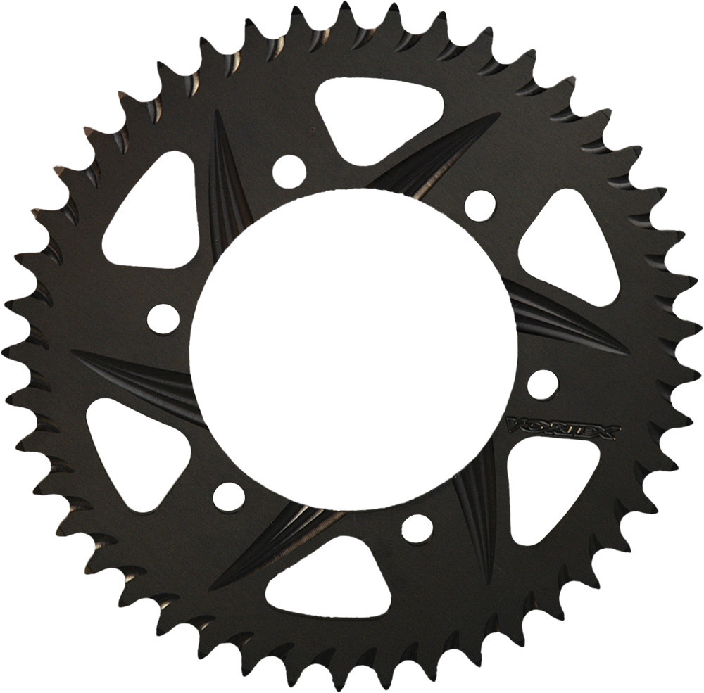 VORTEX F5 Rear Aluminum Sprocket Black Hardcoat 44T, 3-251K44