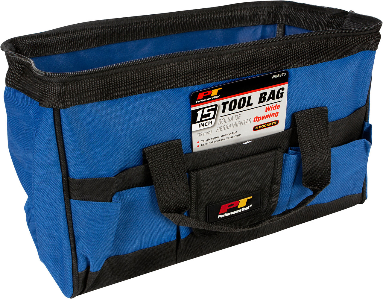 PERFORMANCE TOOL Nylon Tool Bag, 117-1158
