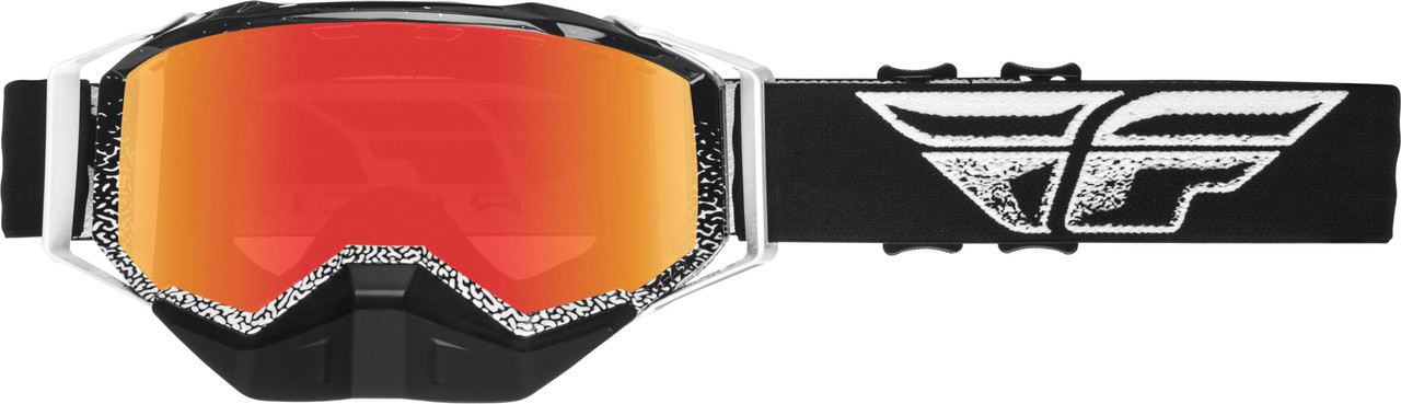 Fly Racing Zone Snow Goggle Black/White R, 37-5023