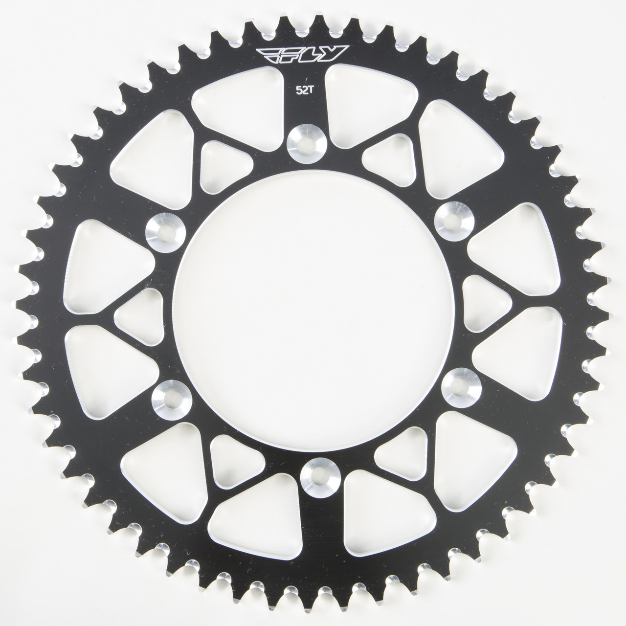 FLY RACING Aluminum Rear Sprocket, 255-331652BK