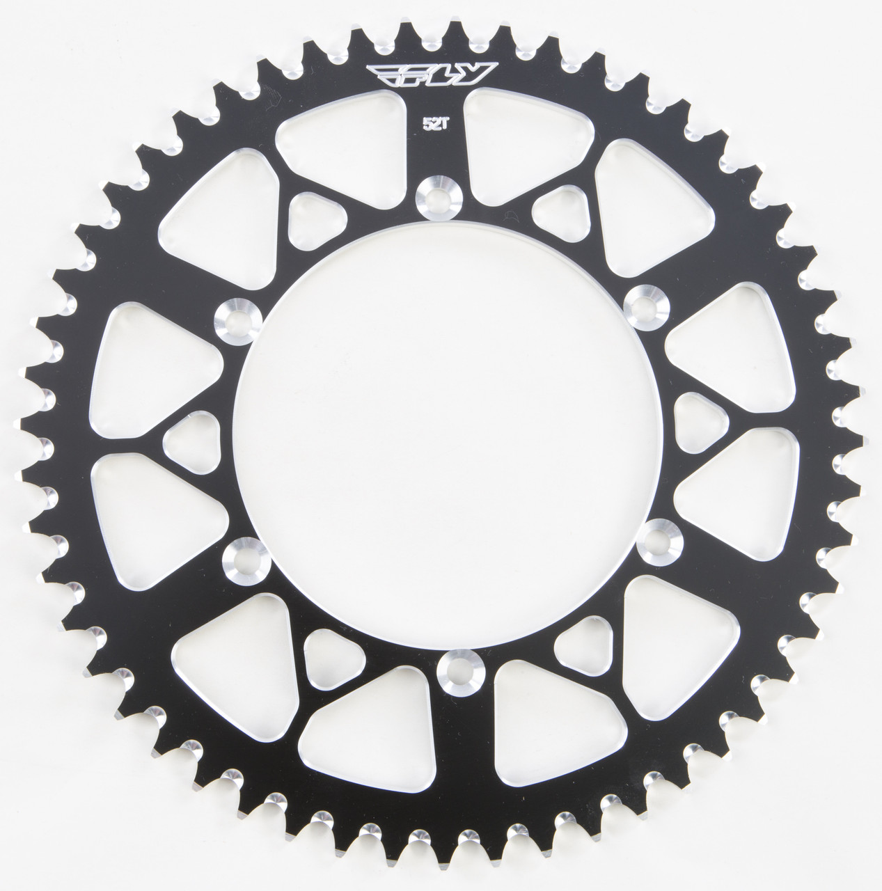 FLY RACING Aluminum Rear Sprocket, 255-242252BK