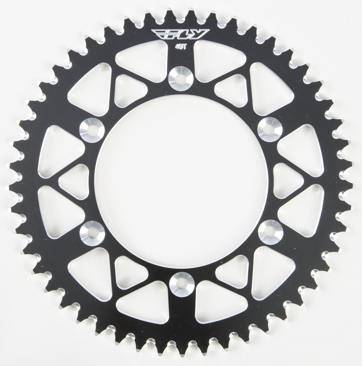 Fly Racing New Aluminum Rear Sprocket, 255-331649BK